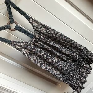 Love Scene Floral Racer Back Tank Top